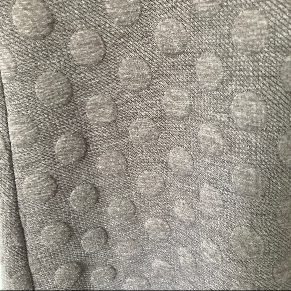 THML Bell Sleeve Gray Dot Texture Sweater Dress - Picture 5 of 7